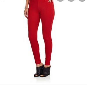 Faded Glory Red Jeggings Large